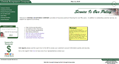 Desktop Screenshot of centralaccept.com